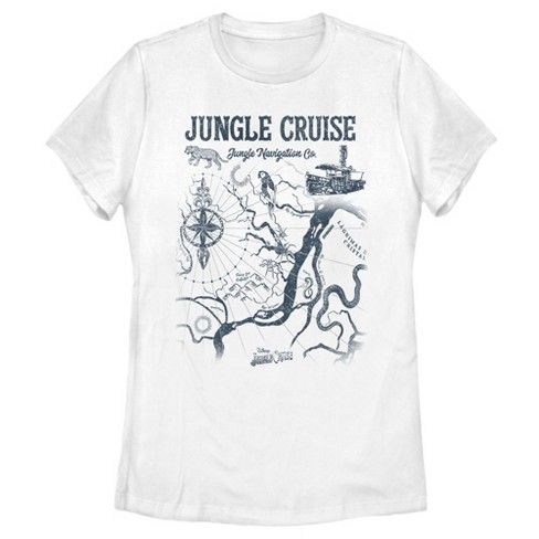 Women's Jungle Cruise Map of the Jungle T-Shirt - image 1 of 4