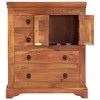 vidaXL Sideboard 24.4 inches x11.8 inches x29.5 inches  Solid Acacia Wood - 4 of 4