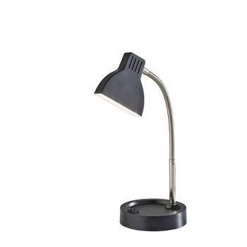 Adesso Slender Desk Lamp (Includes LED Light Bulb) Black