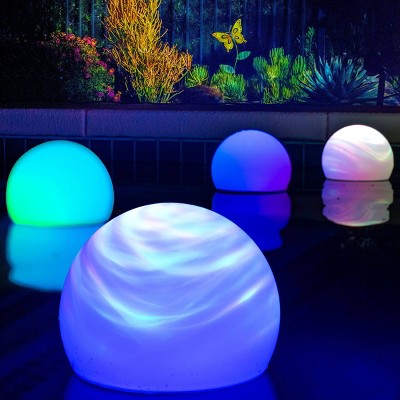 H2Orb 7.5" Multicolor LED Waterproof Floating Orb Light