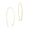 SHINE by Sterling Forever 14K Gold Plated Sterling Silver Bar Threader Earrings - 3 of 3