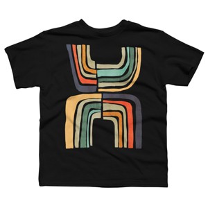 Boy's Design By Humans Look A Double Rainbow By radiomode T-Shirt - 1 of 2