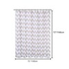 Shower Curtain, Chevron Striped Fabric Shower Curtain for Bathroom Geometric Washable - 2 of 4