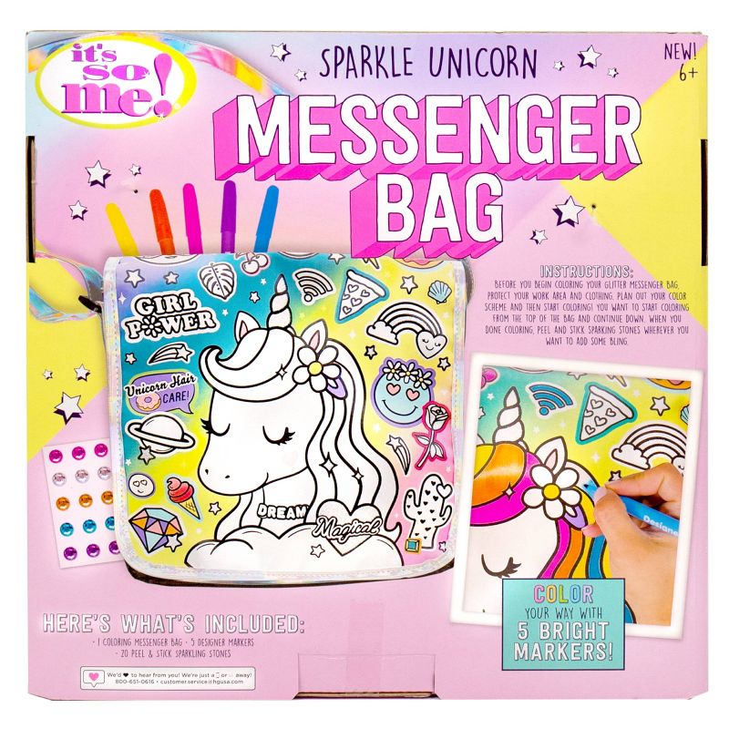 Sparkle Unicorn Messenger Bag Kit - It&#39;s So Me, 3 of 7