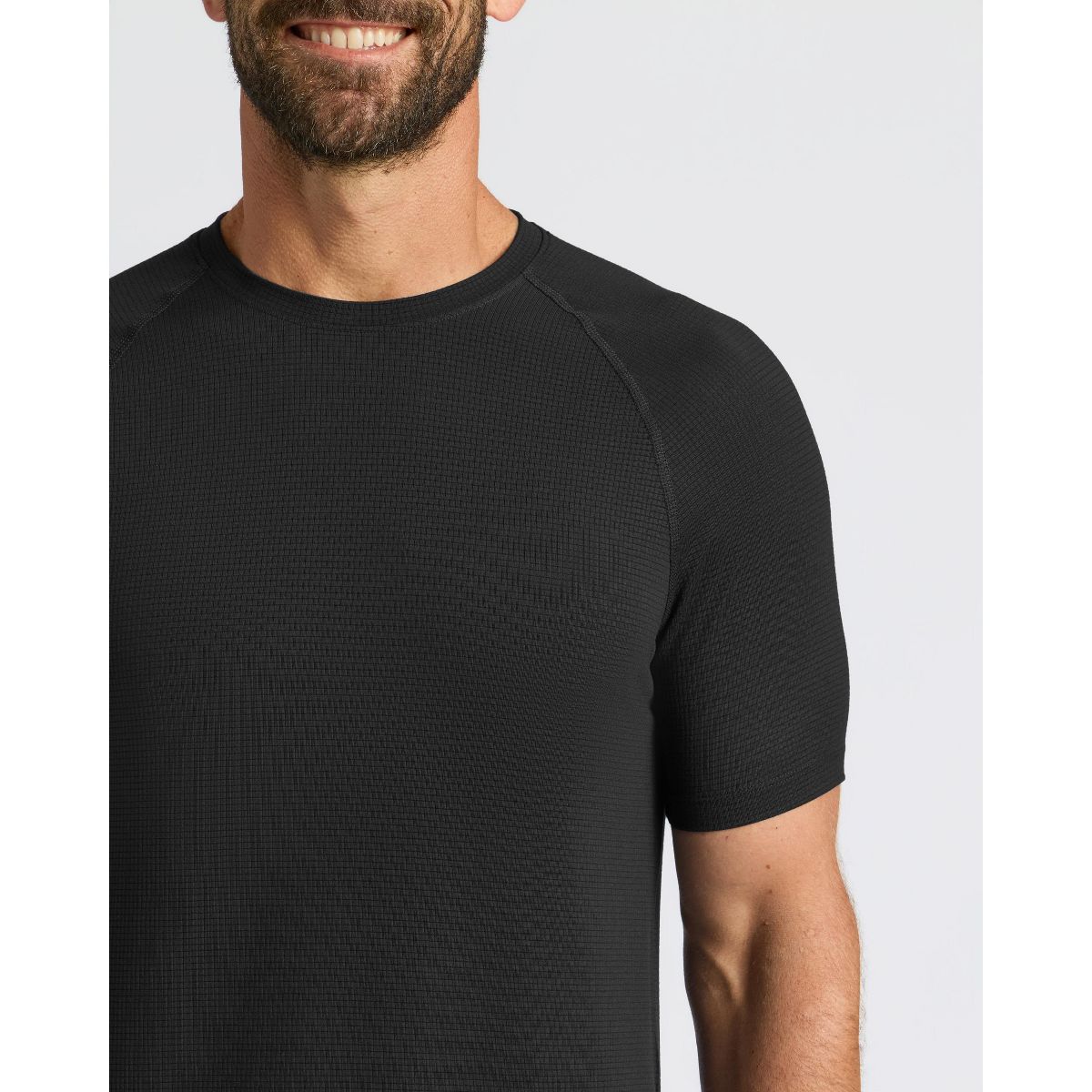 Men's Black Active Mesh Crew - True Classic - thumbnail 7