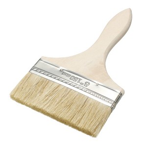 Unique Bargains Bristle Wall Treatment Tool Paint Brush with Wooden Handle - 1 of 3