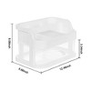 Whizmax Makeup Storage Organizer with Drawers and Mirror, Easily Sort Make-up,Jewelry & Hair Accessories for Desk Bathroom Countertop,Bedroom - 4 of 4