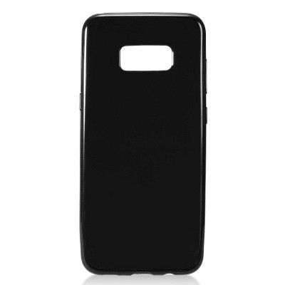 Insten Frosted Pattern TPU Candy Skin Gel Rubber Back Case Cover For Samsung Galaxy S8 - Black by Eagle