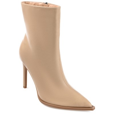 Journee Collection Women's Limma Pointed Toe Stiletto High Ankle Booties