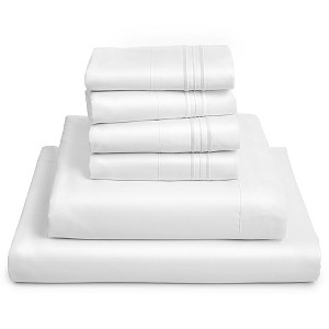 Mellanni 1800 Bed Sheet Set 6 PIECE - 1 of 3
