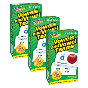 TREND Vowels and Vowel Teams Skill Drill Flash Cards, Pack of 3 - 1 of 4