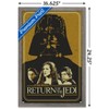 Trends International Star Wars: Return of the Jedi - Gold Illustration Framed Wall Poster Prints - 3 of 4