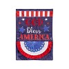 Patriotic God Bless America Applique Garden Flag - 3 of 4
