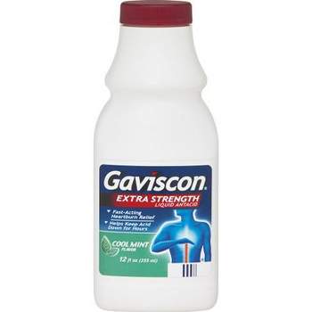 Gaviscon Extra Strength Antacid Liquid - Cool mint 12oz