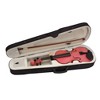 AZL1 Life Concept Orchestral String Instruments 4/4 Full Size Acoustic Violin Complete Set with Case Bow and Rosin, Pink, 31.5"*9.84"*4.92" - 4 of 4