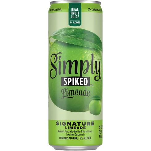 Simply Spiked Signature Limeade - 24 Fl Oz Can : Target