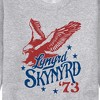 Men's - Lynyrd Skynyrd - Soaring Eagle Red and Blue 1973 Graphic Fleece Sweatshirt - image 2 of 4