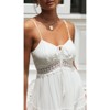 Women's Lace - Trimmed Tiered Spaghetti Strap Dress - 2 of 4