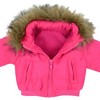 Sophia’s Puffy Jacket with faux fur Trim for 18" Dolls, Hot Pink - 4 of 4