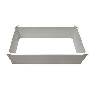 HomeRoots 44" X 22" White Heavy Duty Plastic Rectangular Raised Garden Bed - 1 of 4