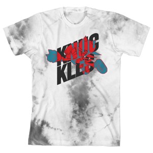 Sonic the Hedgehog Modern Knuckles Remix Style Grey Cloud Wash Youth Boys Graphic Tee - 1 of 1