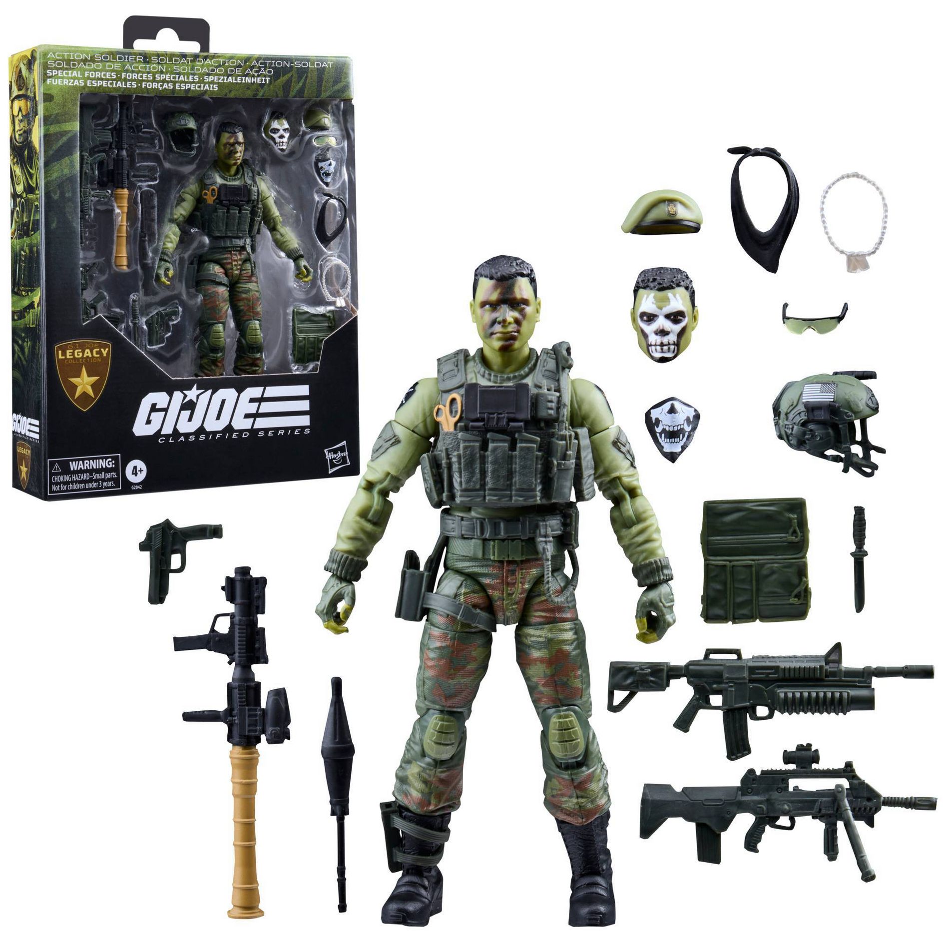 G.I. Joe Classified Series Legacy Collection: Action Soldier - Special Forces Action Figure Set