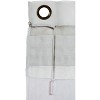 Geneva Pleated Grommet Patio Panel w/Wand - 2 of 3