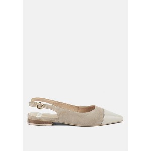 Uwaha Genuine Leather & Real Suede Slingback Flats Women - 1 of 4