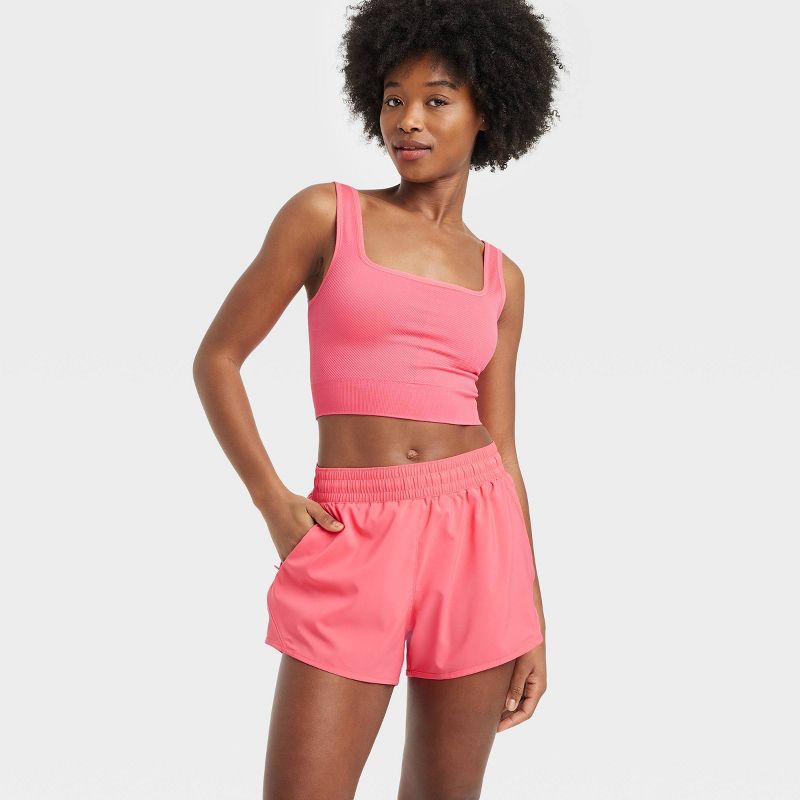 Women's Woven Mid-Rise Run Shorts 3" - All In Motion™, 5 of 6