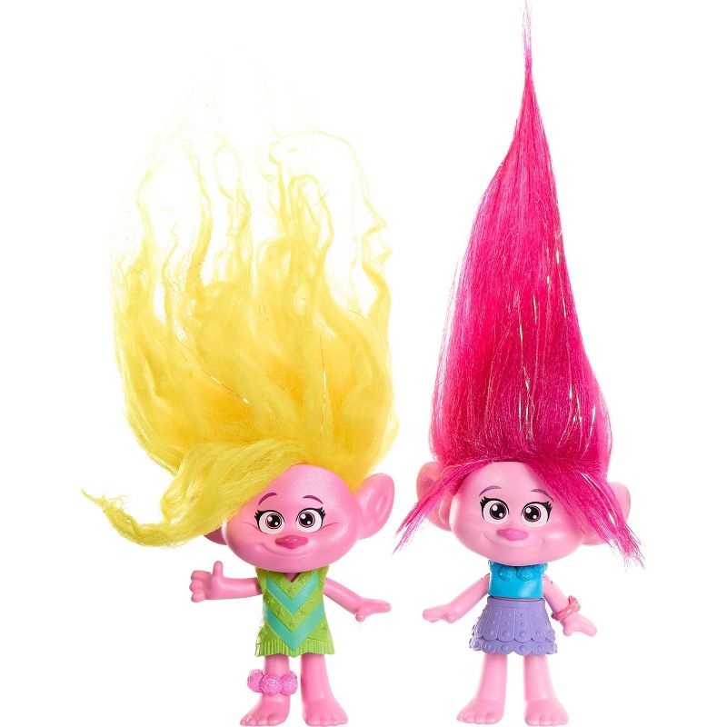 DreamWorks Trolls Band Together Shimmer Party Multipack with 5 Small Dolls &#38; 2 Hair Accessories, 2 of 7