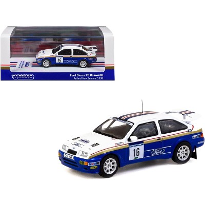 Ford Sierra RS Cosworth #16 "Rally of New Zealand" (1989) "Hobby64" Series 1/64 Diecast Model Car by Tarmac Works