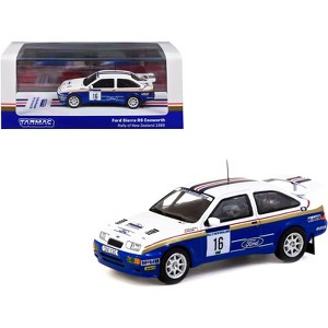 Ford Sierra RS Cosworth #16 "Rally of New Zealand" (1989) "Hobby64" Series 1/64 Diecast Model Car by Tarmac Works - 1 of 4