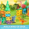 Joyfy 50PCS Magnetic Tiles Set with Dinosaur for Toddlers Kids Age 3-8 Educational STEM Toy Xmas Birthday Party Gift for Boys & Girls Ages 3 4 5 6 7 - 2 of 4