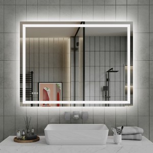 JUJABU Bathroom Vanity Mirror with 3 Light Colors, Anti-Fog, Shatterproof, Waterproof - 1 of 4