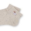 Anna-Kaci 3-Pack Women's Cotton Ankle Socks with Embroidered Dog and Dotted Knit Pattern - 2 of 4
