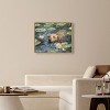 Art Remedy Monet Water Lilies Dog Rustic Chic Farmhouse Wall Art Framed - 2 of 4