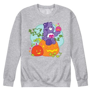 Men's - Care Bears - Halloween Harmony Pumpkin Patch Graphic Fleece Sweatshirt - 1 of 4