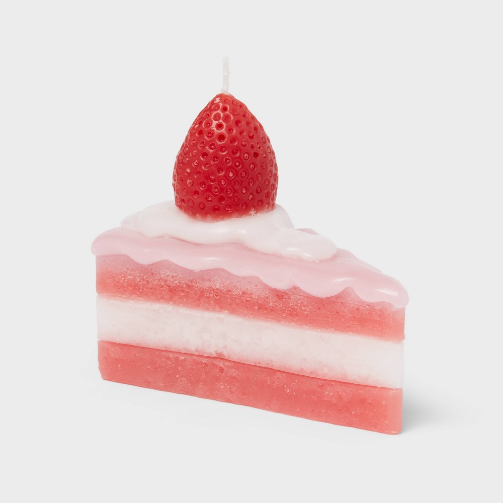 Strawberry Shortcake Figural Candle - Room Essential and 2 Blueberry Heart Shaped Cake Figural Candle - Room Essentials™