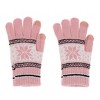 CTM Women's Snowflake Pattern Touchscreen Winter Gloves - 2 of 3