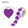 Unique Bargains Self-Adhesive Heart Decorations Sticker for Envelope Wedding 1000 Pcs - 2 of 4