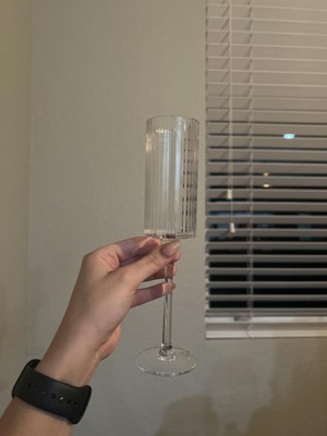 JoyJolt – ELLE 6oz Champagne Glasses. Vintage Style Unique Drinking Mimosa  Glasses, Cocktail Glasses or Wedding Champagne Flutes.