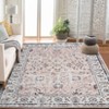 COZONY Washable Runner Rug for Hallway Kitchen, Non-Slip Soft Floral Carpet with Rubber Backing for Laundry Room, Bedroom, Bathroom Area Rug - 3 of 4