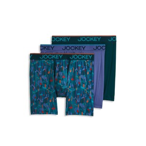 Jockey Men's Chafe Proof Pouch Microfiber 6" Boxer Brief - 3 Pack - 1 of 4