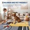 Abstract Circle Area Rugs for Living Room Soft Washable Rugs Ultra-Thin Non-Slip Modern Dining Room Carpet - 3 of 4