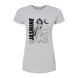 Women's - Disney - Autograph Jasmine Juniors Fitted Graphic T-Shirt - 1 of 2