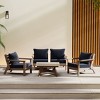 WestinTrends Avalon Outdoor 5-Piece Modular Sectional Patio Furniture Sofa Set - 2 of 4