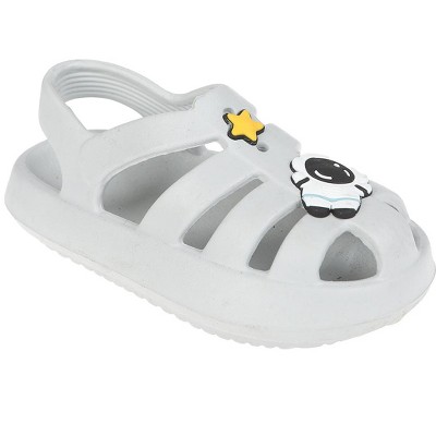 FOAMWALK Toddler Boy's EVA Comfy Cute Shark Clogs and Fisherman Sandals for Boys