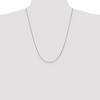 Black Bow Jewelry 0.9mm, 14k Yellow Gold, Solid Franco Chain Necklace - 2 of 4