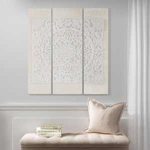 MAYEERTY Triptych 3-piece Dimensional Resin Canvas Wall Art Set - 1 of 4