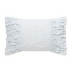 Laura Ashley Chloe Ruffle Throw Pillow Blue - image 2 of 4